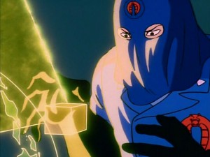 WTF? Is Cobra Commander playing with a Cosmic Cube?